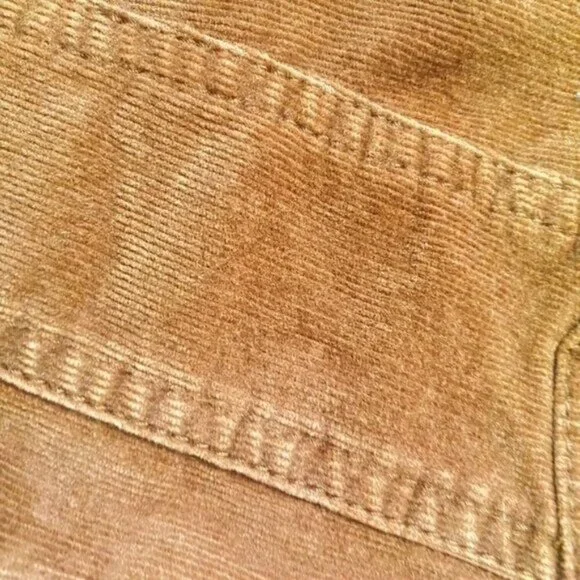 Aeropostale Womens Chocolate Brown  Fine Corduroy Jacket Size M Trucker Jacket - Picture 8 of 11